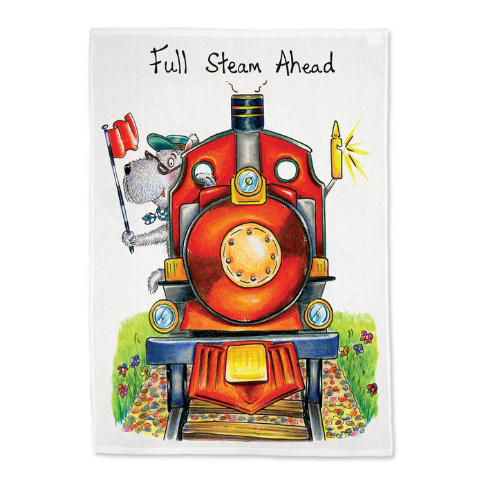 Full Steam Tea Towel