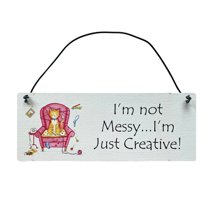 Messy Cat Sign