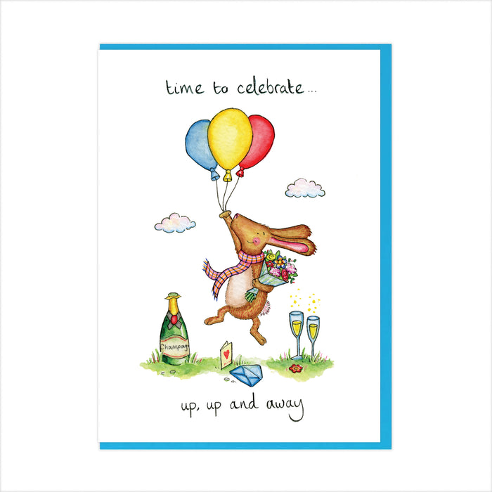 Up Up Away Greeting Card