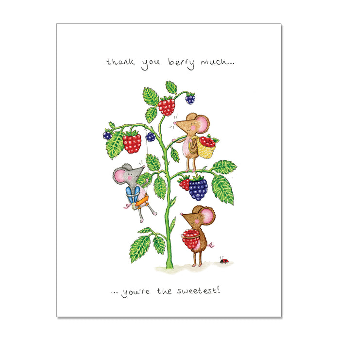 Berry Much Greeting Card