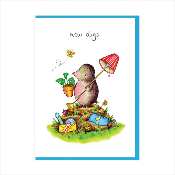 New Digs Greeting Card