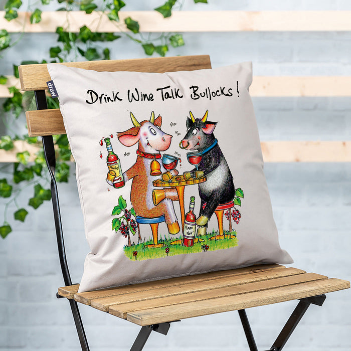 Wine Bullocks Cushion Large