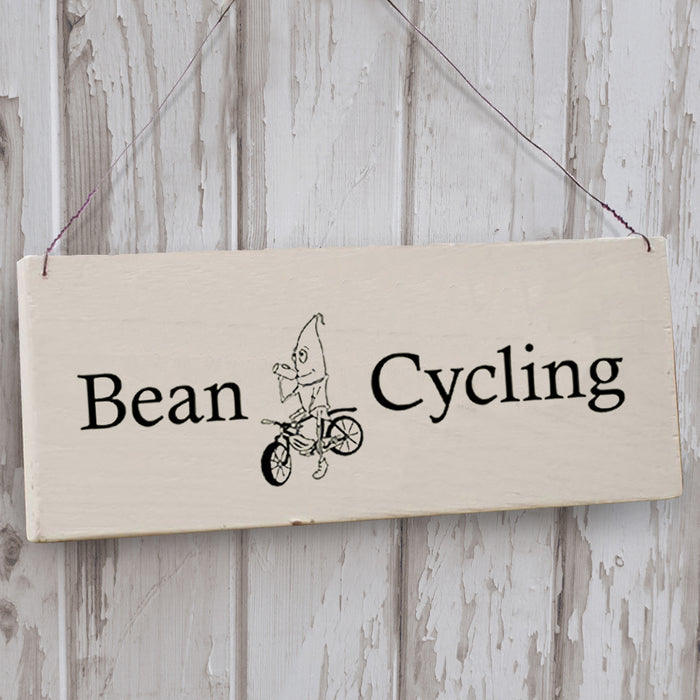 Bean Cycling Sign