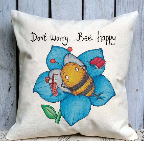 Bee Happy Cushion Large