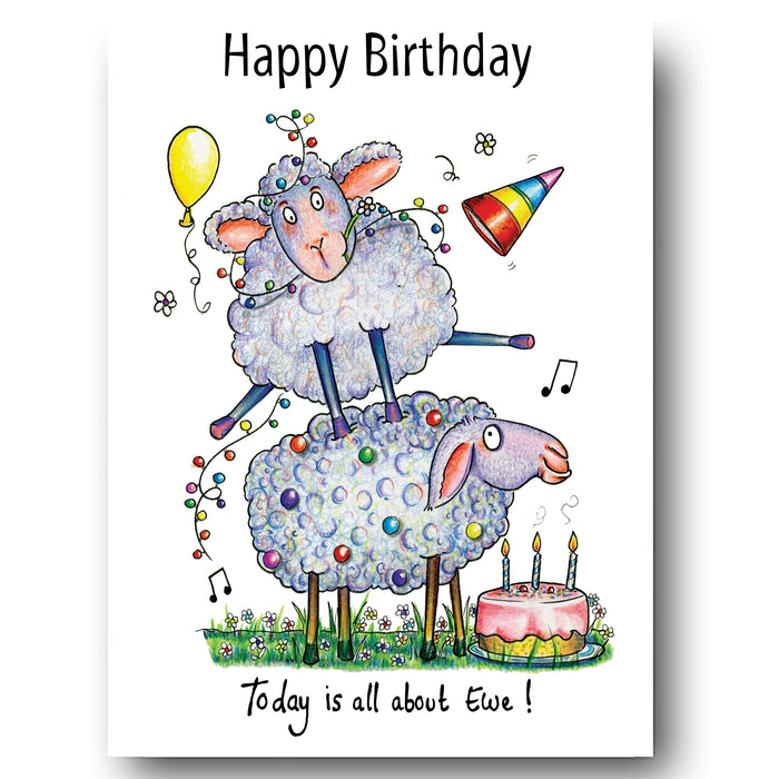 All About Ewe Greeting Card