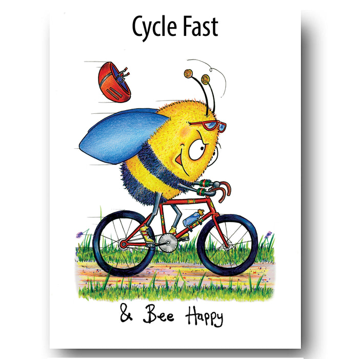 Cycle Fast Greeting Card