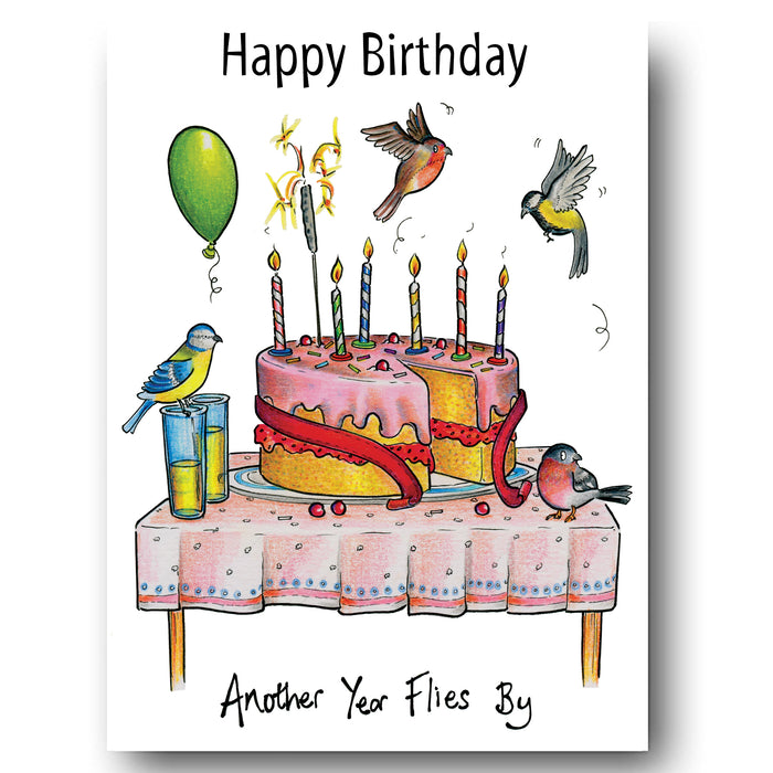 Year Flies By Greeting Card