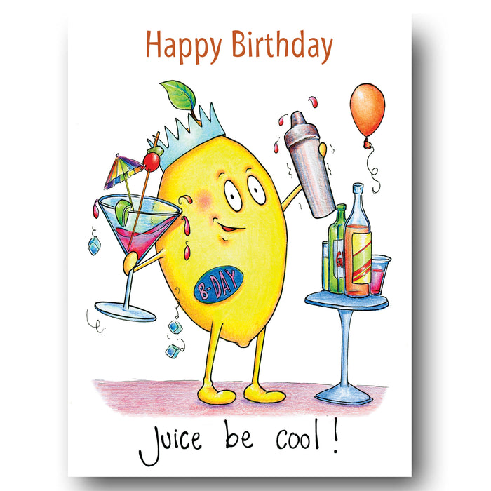 Juice be Cool Greeting Card