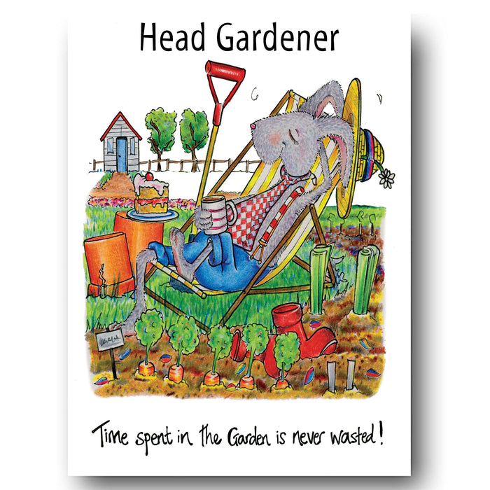 Head Gardener Greeting Card