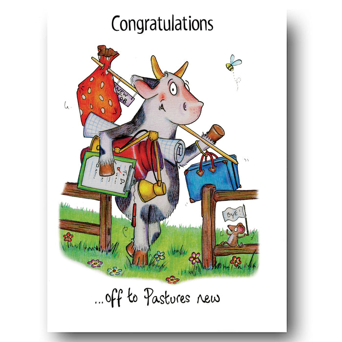 Pastures New Greeting Card