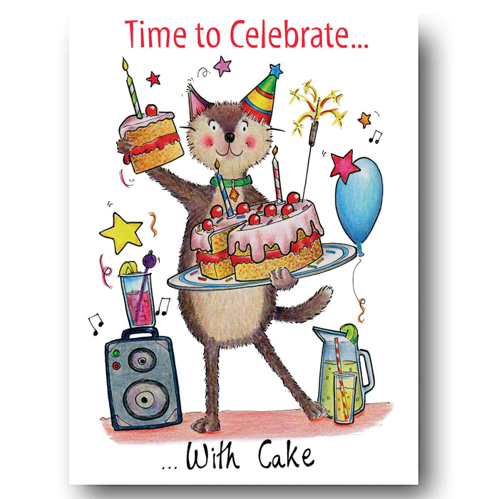 Celebrate Cake Greeting Card