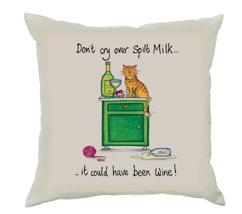Spilt Milk Cushion Large