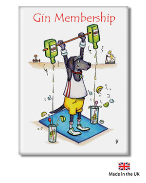 Gin Membership Fridge Magnet