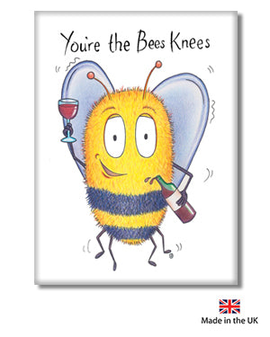 Bee's Knees Fridge Magnet