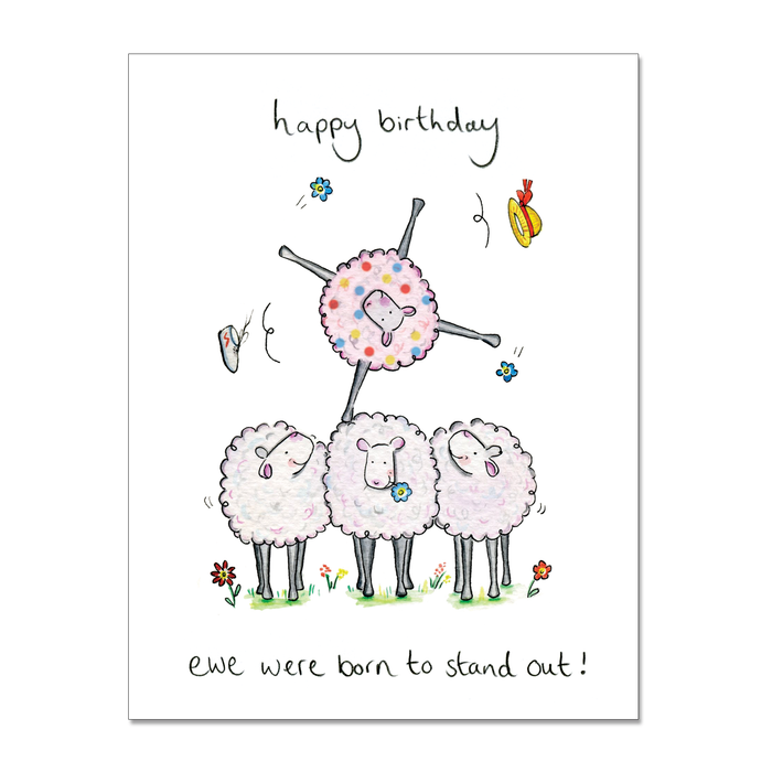 Stand Out Greeting Card