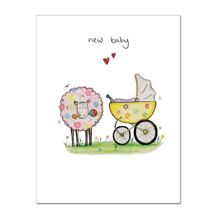 New Baby Sheep Greeting Card