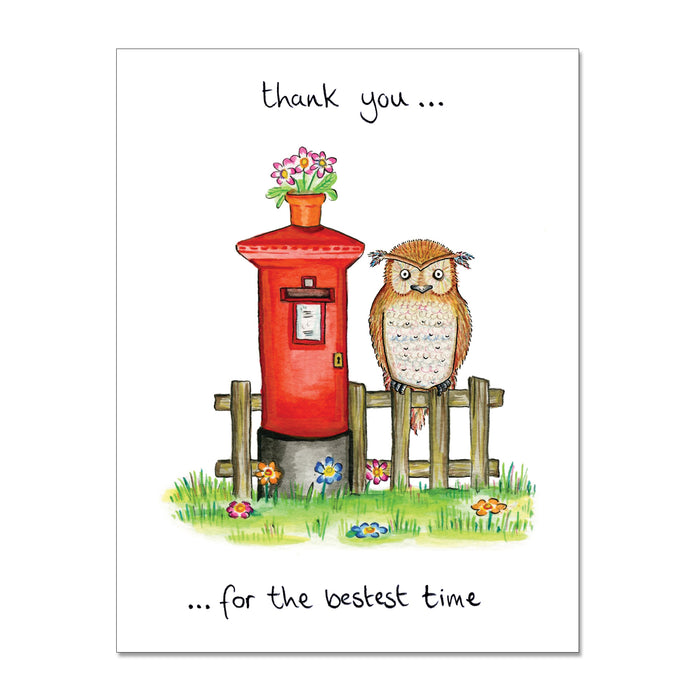 Thank You Bestest Time Greeting Card