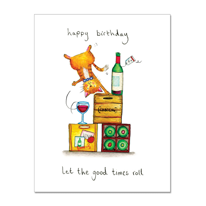 Good Times Roll Greeting Card