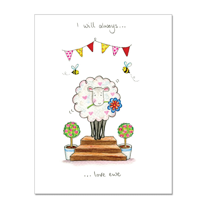 Love Ewe Greeting Card