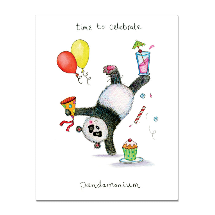 Pandamonium Greeting Card