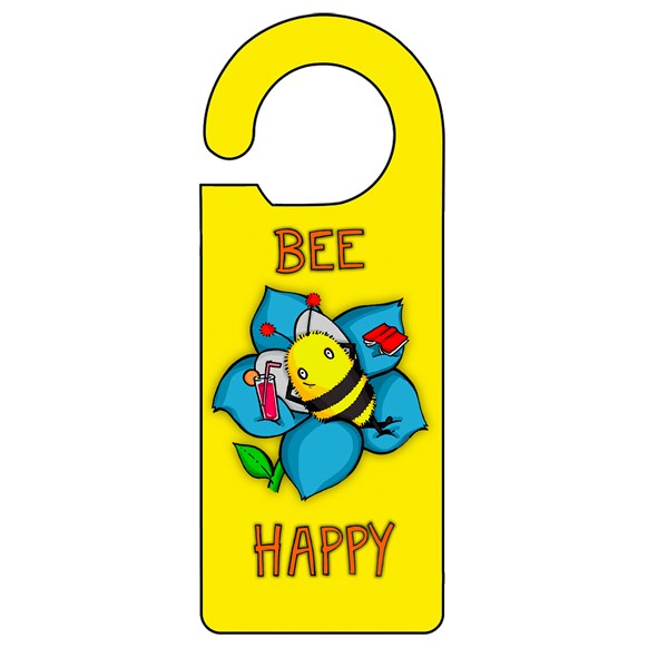 Bee Yellow Door Hanger