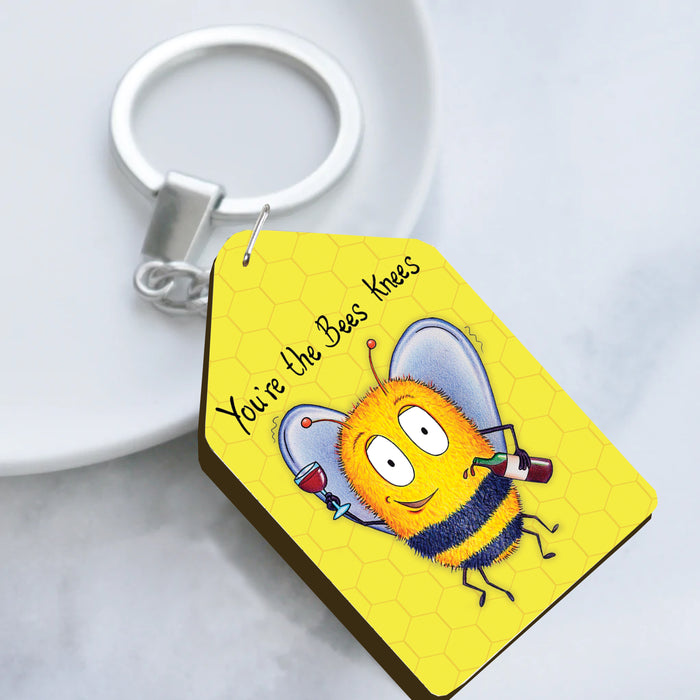 You're the Bee's Knees Keyring