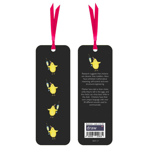 hen,chick,bubbly,champagne,bookmark,bookmarks,grey,pink,cockadoodle, gift,ribbon