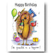 greeting,card,happy,birthday,pencilled,in,a,hangover,presents,balloon,hedgehog,celebrate,compost,heap,compostheap,compUK