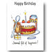 greeting,card,jam,hedgehog,cake,presents,candles,jammed,full,of,happiness,compost,heap,compostheap,compUK