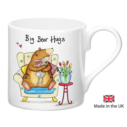 mug,mugs,big,bear,hugs,fine,bone,china,tea,coffe,hot,breakfast,afternoon,cup,cups,cockadoodle,gift,home,uk