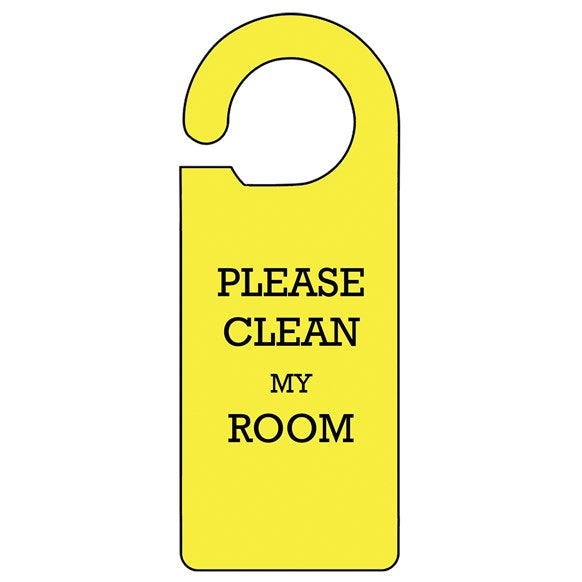 Clean My Room Door Hanger