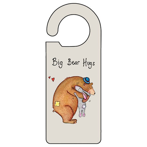 Big Bear Hugs Door Hanger