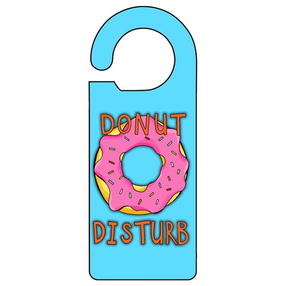 Donut Disturb Door Hanger