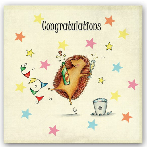 greeting,card,cards,occasions,congratulations,hedgehog,stars,colourful,glitter,gift,friend,UK,funny