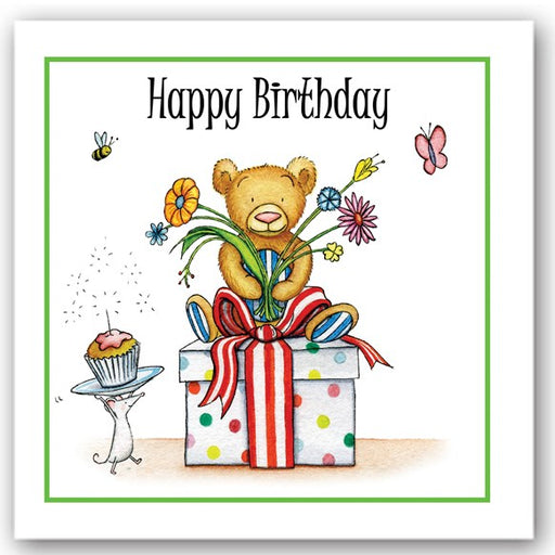 greeting,card,cards,occasions,happy,birthday,bear,bears,gift,colourful,friend,glitter,home,UK