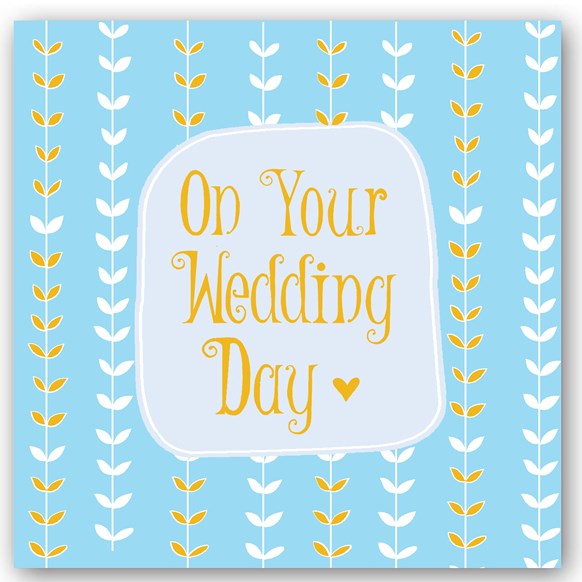Wedding Day Foiling Card