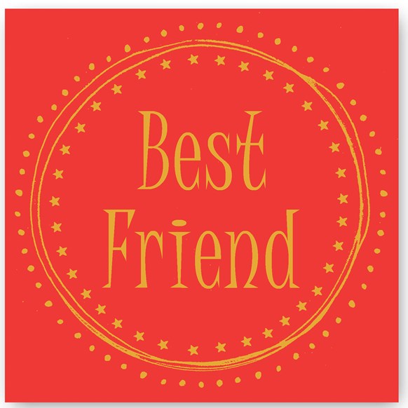 best,friend,card,red,foiling,occasions,gift,happy,note,glitter,friends,home,UK,England