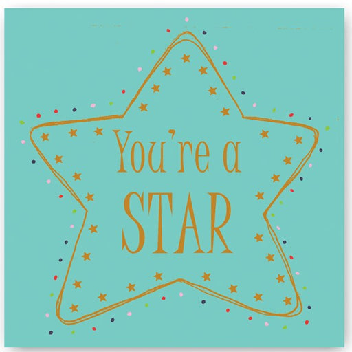 you're,a,star,celebrate,foiling,occasions,gift,happy,note,glitter,party,friends,home,UK,England