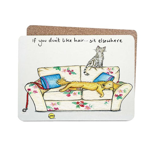 table,mat,tablemat,tablemats,table mat,cup,tea,sit,elsewhere,cat,dog,fun,animals,gift,present,humour