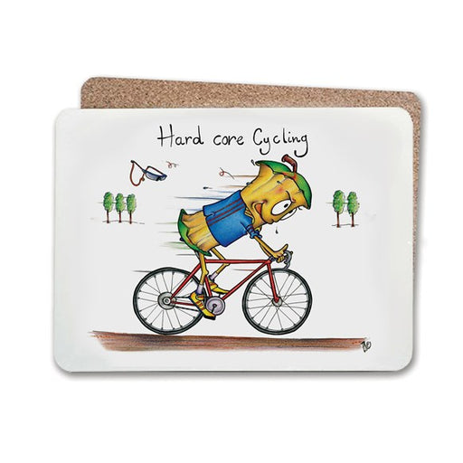 hard,core,cycling,apple,core,cycling,table,mat,gift,house,tablemats