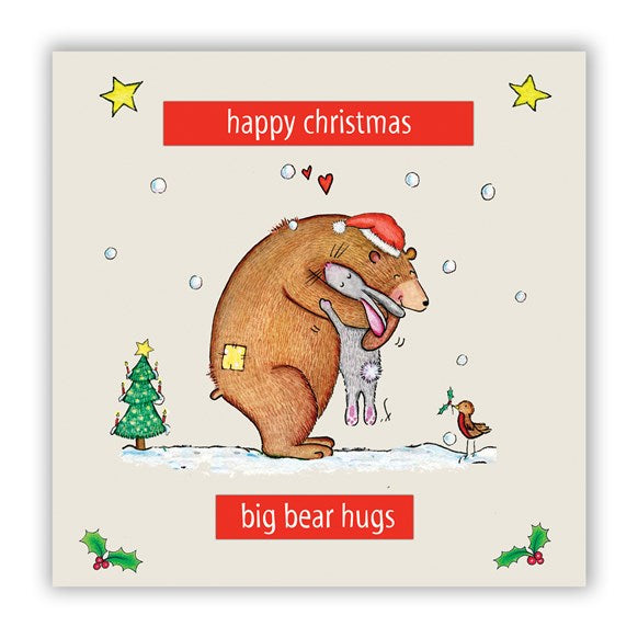 Bear Hugs Christmas Card