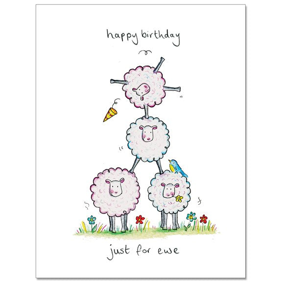 just,for,ewe,sheep,cartwheel,celebrate,happy,birthday,cockadoodle,uk