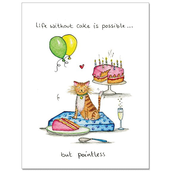 Without Cake Greeting Card