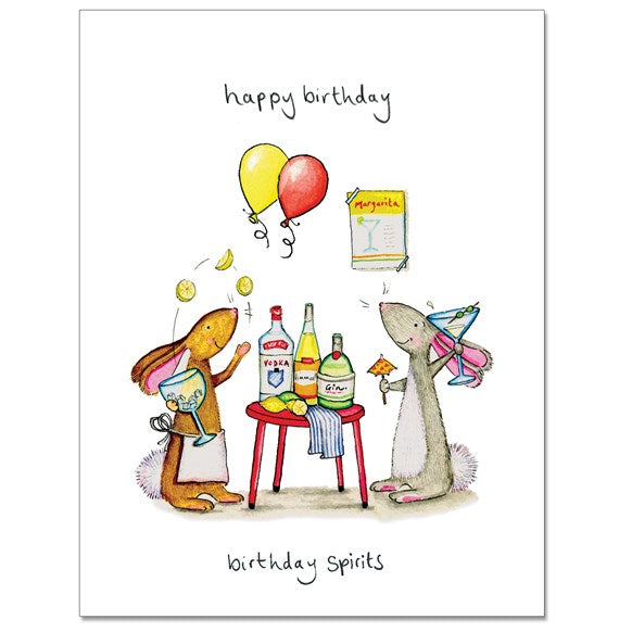 Birthday Spirits Greeting Card