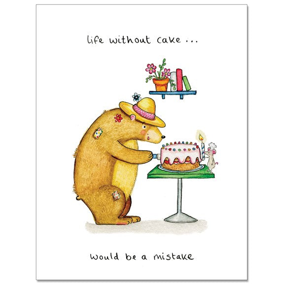 Cake Mistake Greeting Card